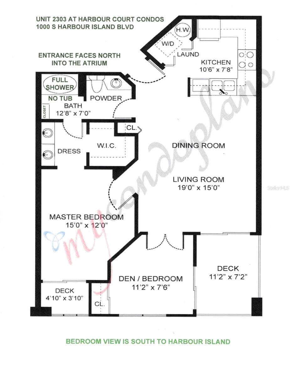 1000 S Harbour Island Blvd #2303
